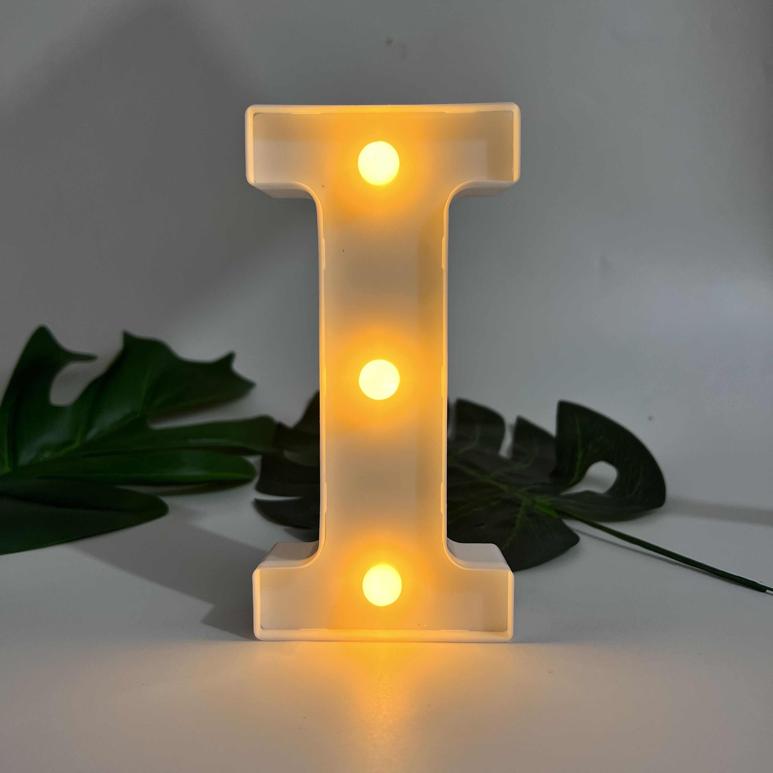 1pc Alphabet Letter LED Lights Luminous Number Lamp Decor, Battery Night Ligh, t For Home Wedding Birthday Christmas Party Decoration Letters Numbers Light, Home Decor - Kendoro
