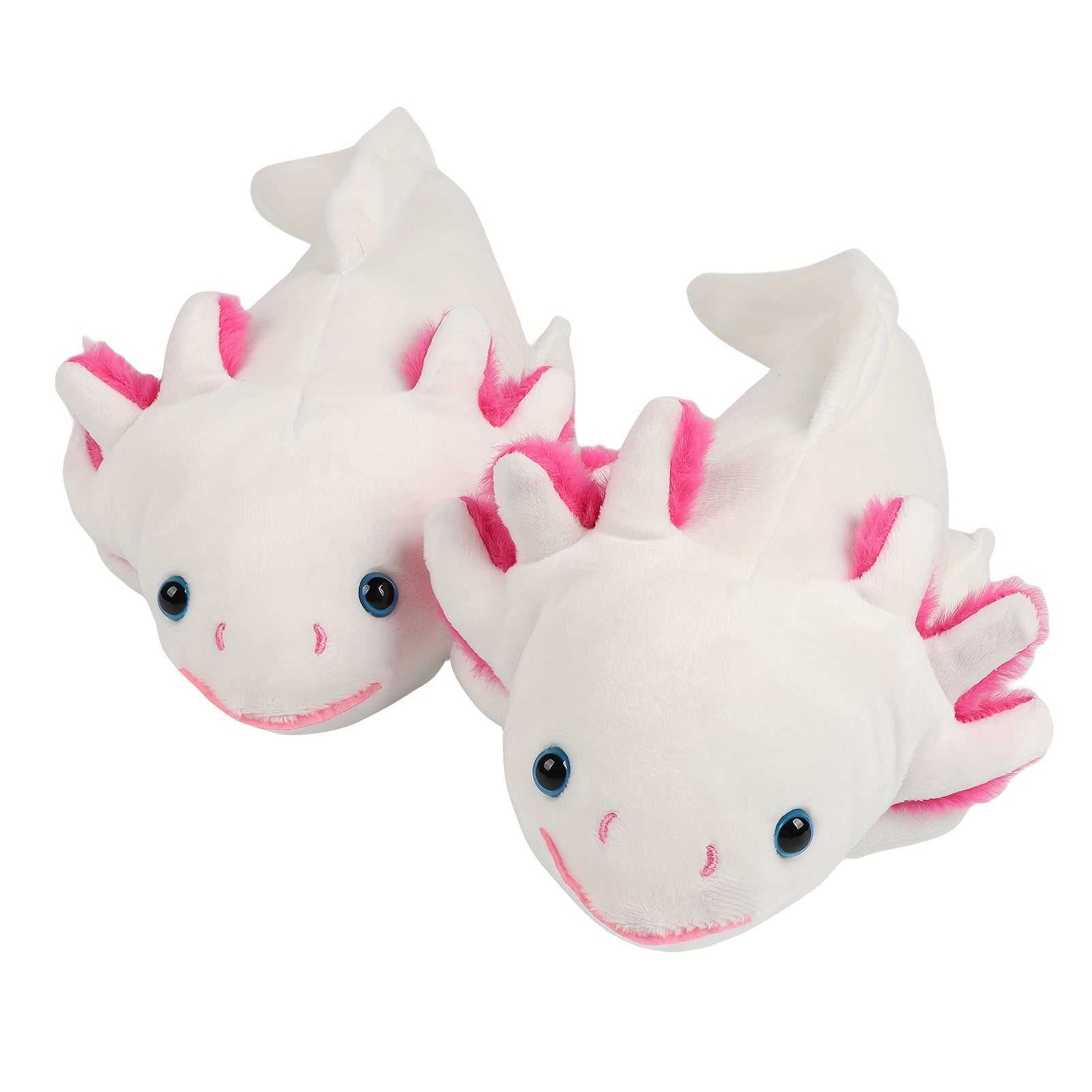 MOLUTIAN Cuddly Axolotl Plush Toy - 16.53" Realistic Cartoon Ambystoma, Soft Polyester, Perfect for Home Decor & Birthday Gifts - Available in Gray, White, Blue, Yellow, Black - Kendoro