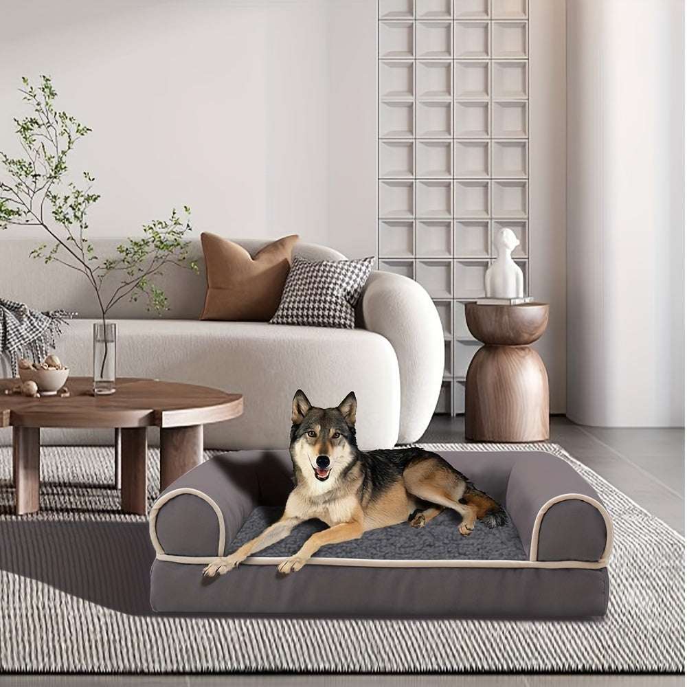 New Dog Sofa Pet Dog Bed Cat Bed Deep Sleep Dog House Square Thickened Warm Dog Mat Small Medium Large Dog House Pet Supplies Breathable Blanket Pet Dog Bed Dog Sofa Dog Bed Dog House Pet Supplies Accessories - Kendoro