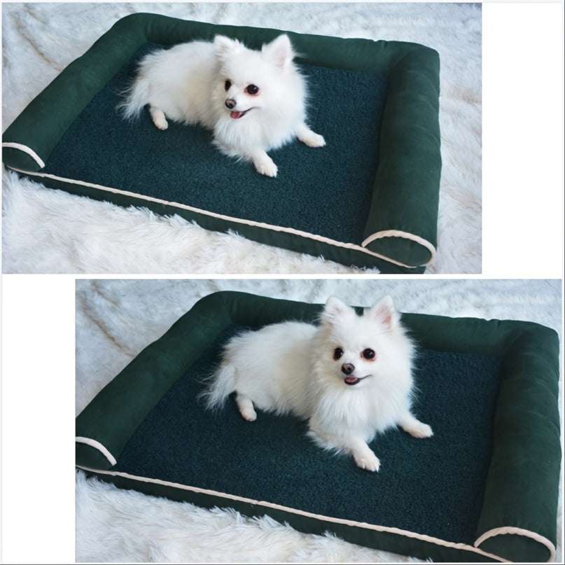 New Dog Sofa Pet Dog Bed Cat Bed Deep Sleep Dog House Square Thickened Warm Dog Mat Small Medium Large Dog House Pet Supplies Breathable Blanket Pet Dog Bed Dog Sofa Dog Bed Dog House Pet Supplies Accessories - Kendoro