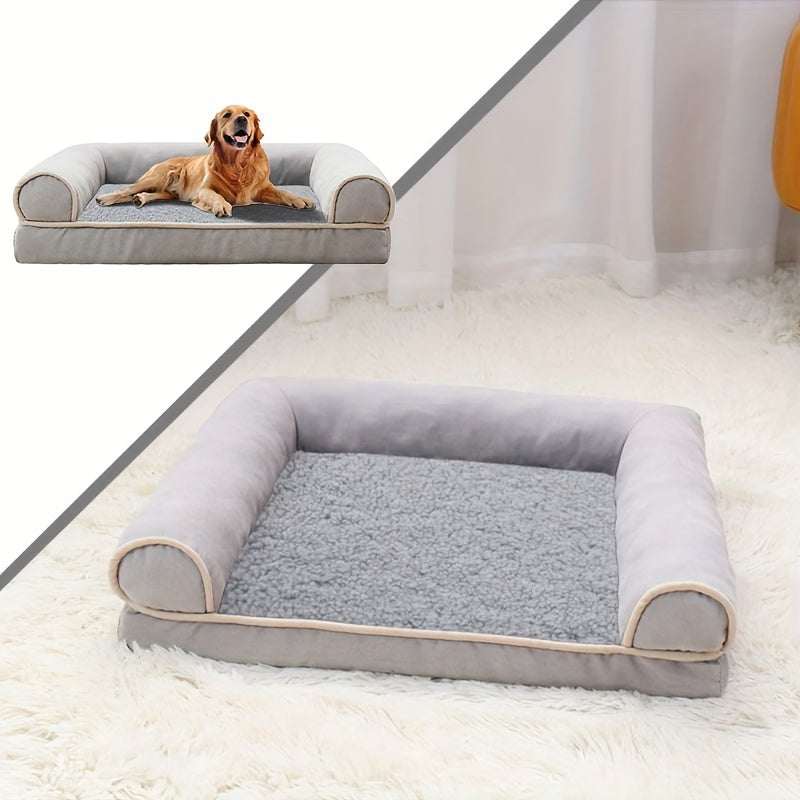 New Dog Sofa Pet Dog Bed Cat Bed Deep Sleep Dog House Square Thickened Warm Dog Mat Small Medium Large Dog House Pet Supplies Breathable Blanket Pet Dog Bed Dog Sofa Dog Bed Dog House Pet Supplies Accessories - Kendoro