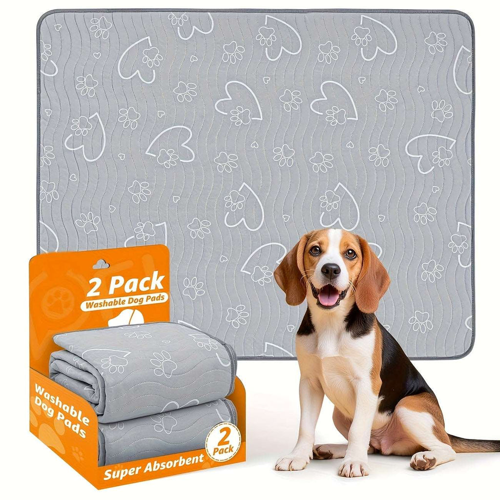 Comfortable pet mat with non-slip backing and washable, absorbent design for dogs.