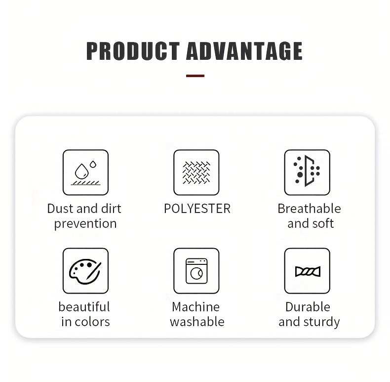 Polyester Christmas tablecloth with Santa Claus and snowflake pattern, breathable, machine washable, durable holiday table cover