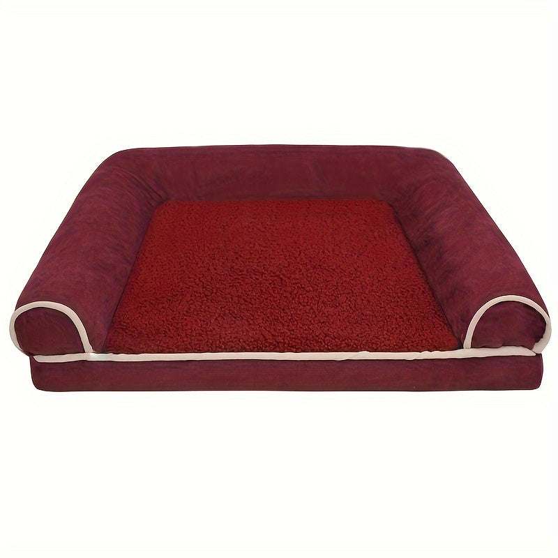 New Dog Sofa Pet Dog Bed Cat Bed Deep Sleep Dog House Square Thickened Warm Dog Mat Small Medium Large Dog House Pet Supplies Breathable Blanket Pet Dog Bed Dog Sofa Dog Bed Dog House Pet Supplies Accessories - Kendoro