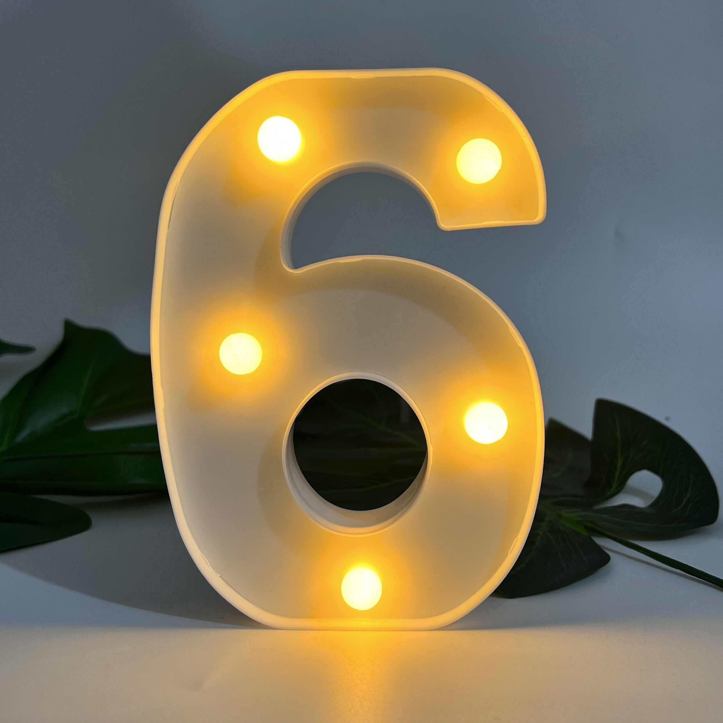 1pc Alphabet Letter LED Lights Luminous Number Lamp Decor, Battery Night Ligh, t For Home Wedding Birthday Christmas Party Decoration Letters Numbers Light, Home Decor - Kendoro