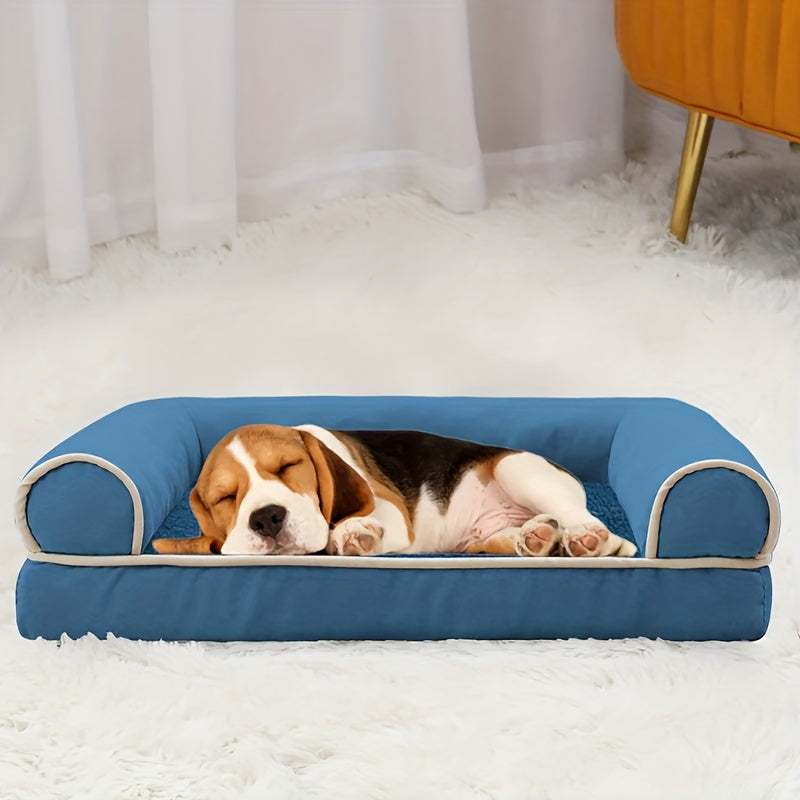 New Dog Sofa Pet Dog Bed Cat Bed Deep Sleep Dog House Square Thickened Warm Dog Mat Small Medium Large Dog House Pet Supplies Breathable Blanket Pet Dog Bed Dog Sofa Dog Bed Dog House Pet Supplies Accessories - Kendoro