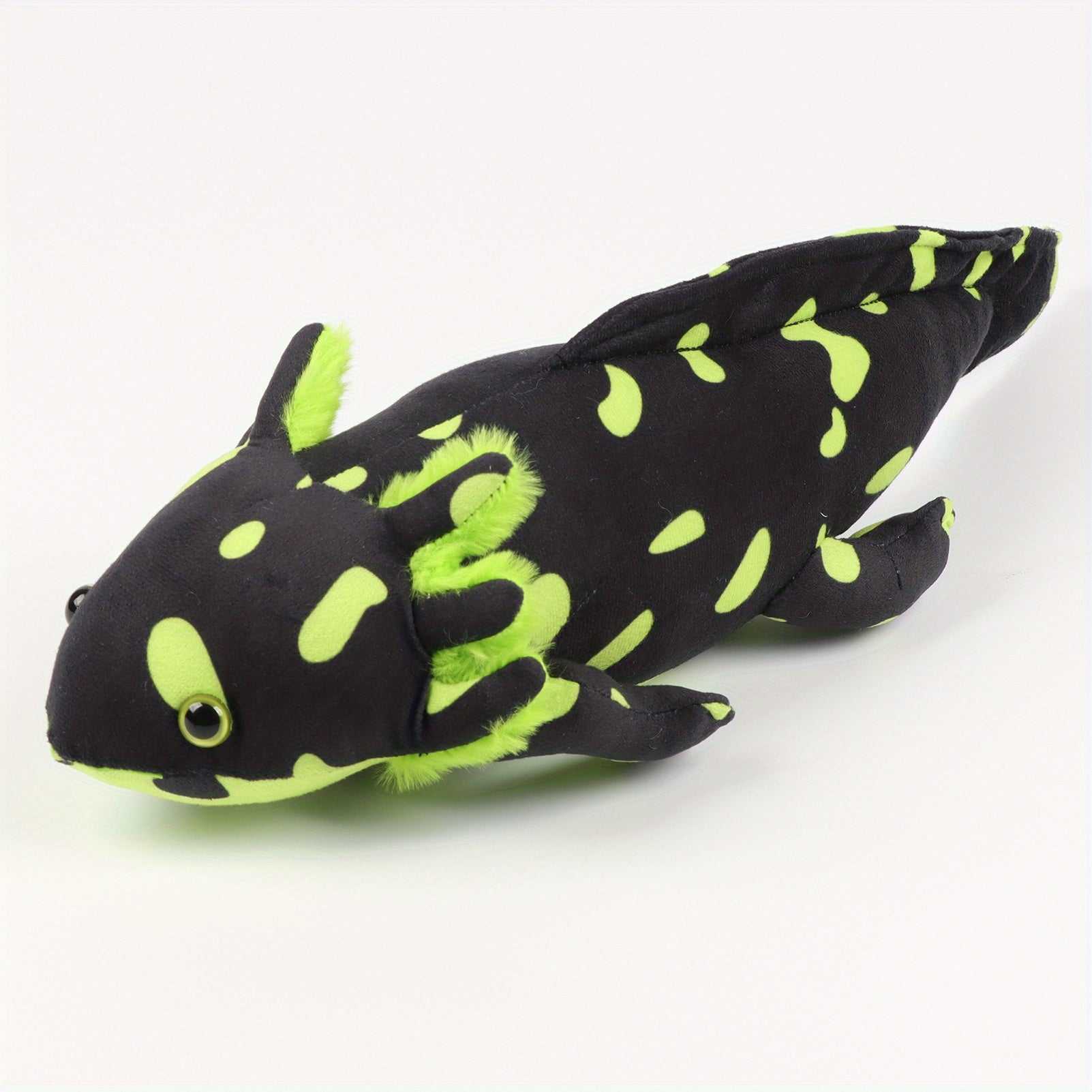 MOLUTIAN Cuddly Axolotl Plush Toy - 16.53" Realistic Cartoon Ambystoma, Soft Polyester, Perfect for Home Decor & Birthday Gifts - Available in Gray, White, Blue, Yellow, Black - Kendoro