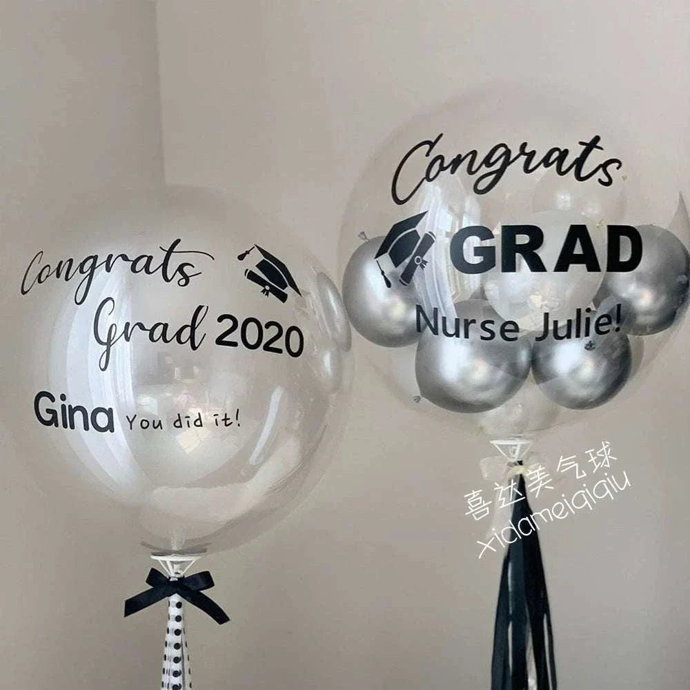 INS New Arrival Floating Air Decoration Ball Wave Transparent Balloon Baby Birthday Banquet Layout round Ball Ball - Kendoro