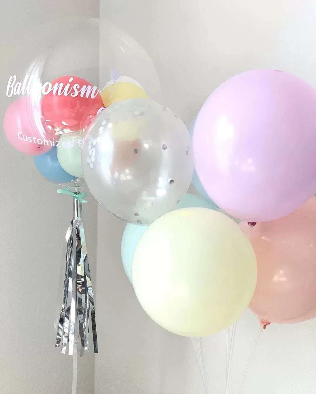 INS New Arrival Floating Air Decoration Ball Wave Transparent Balloon Baby Birthday Banquet Layout round Ball Ball - Kendoro