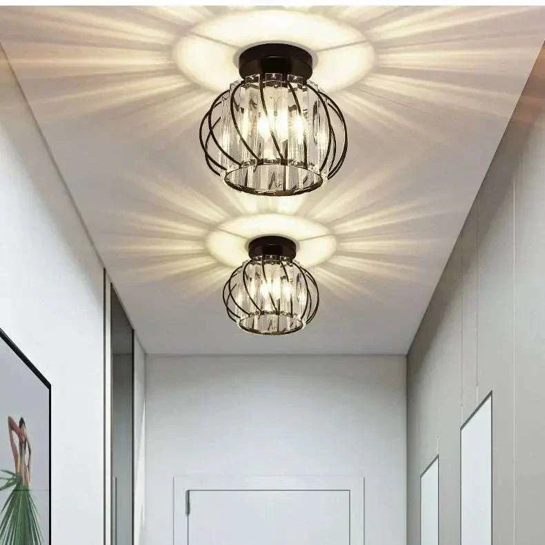 modern light luxury living room black metal pendant ceiling light with decorative LED bulbs
