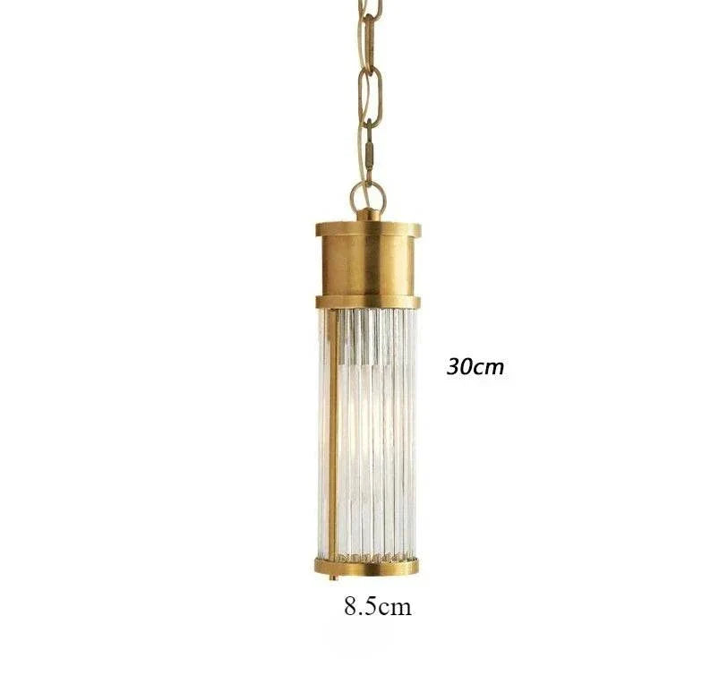 Luxury gold wall lamp with clear glass shade for modern home décor