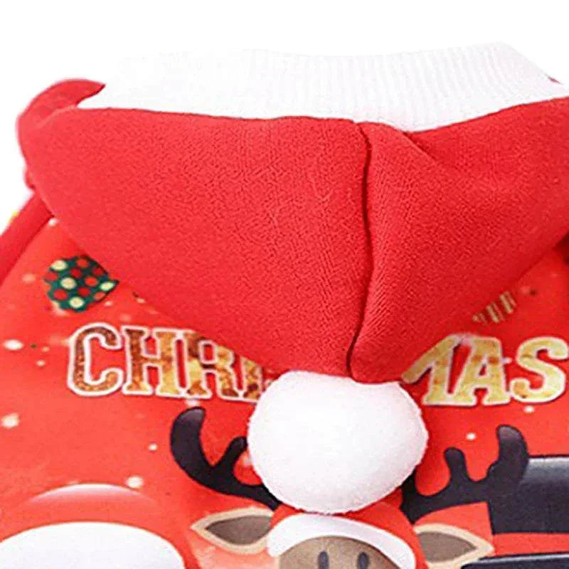 Christmas Dog Coat Sweater Pet Clothes New Year Pets Dogs Clothing For Small Medium Dogs Chihuahua Costume Warm Dog Hoodies - Kendoro