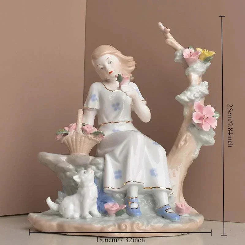 Modern minimalist European home decor character decorations living room wine cabinet decorations ceramic handicraftsjavascript: - Kendoro