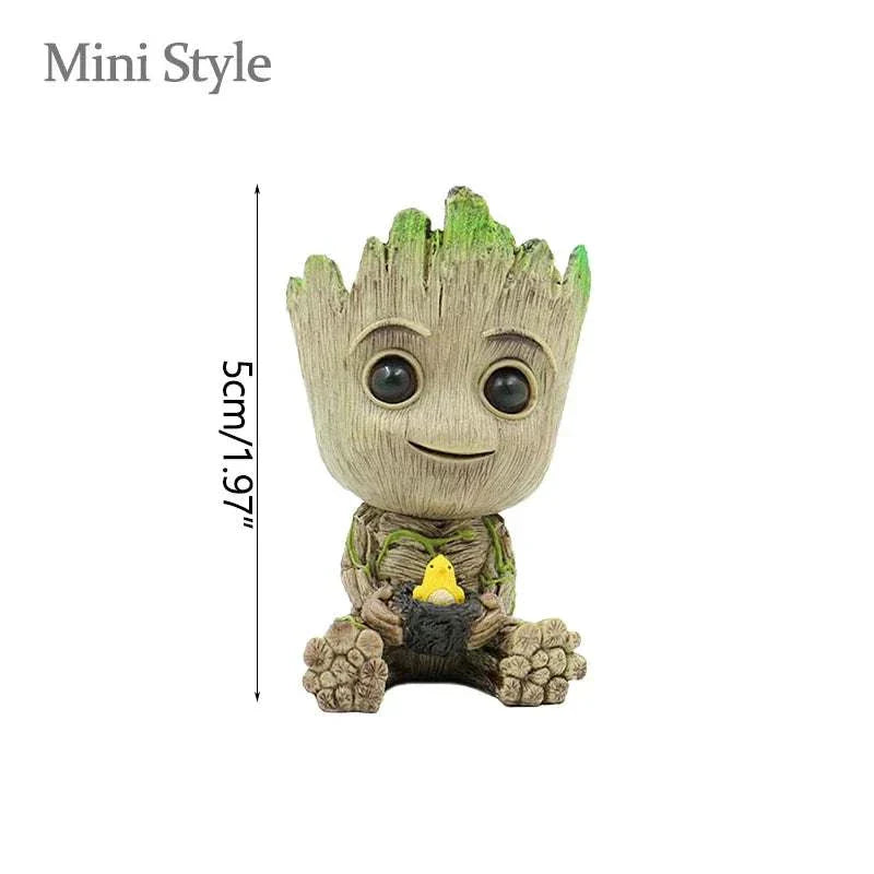 Modern Groot-themed flower vase pot planter for home and office decor