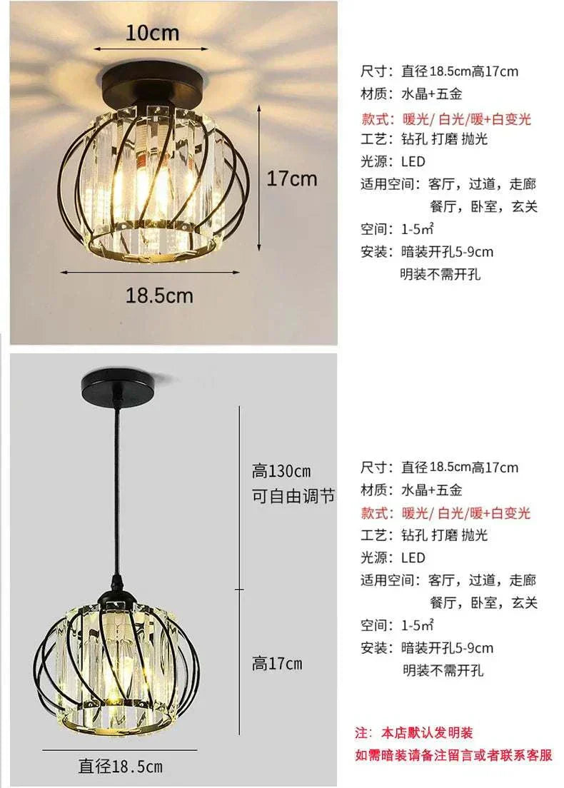 Modern light luxury living room chandelier with black metal frame and LED bulb pendant light for dining room and bedroom decor