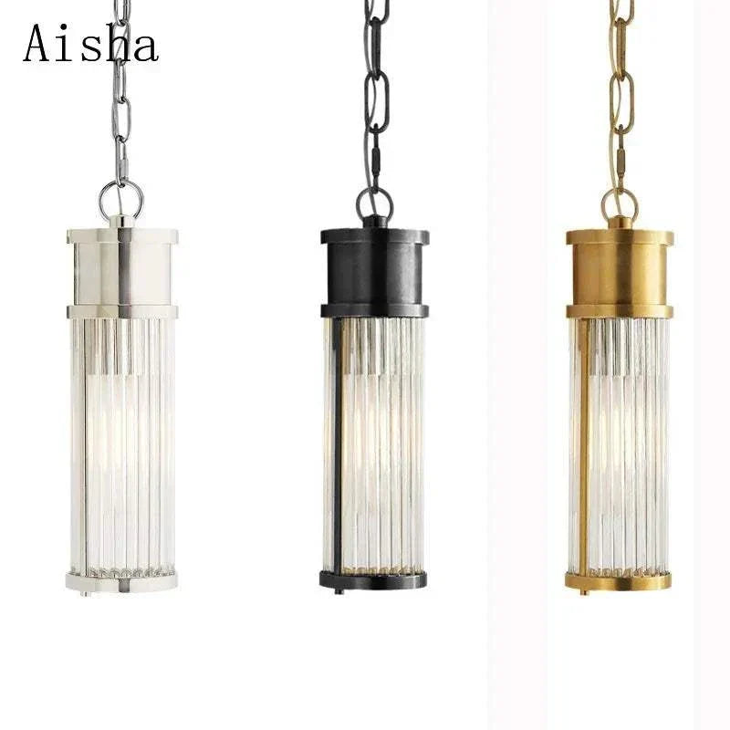 modern luxury wall lamps with clear glass shades in gold, black, and silver finishes for living room or bedroom