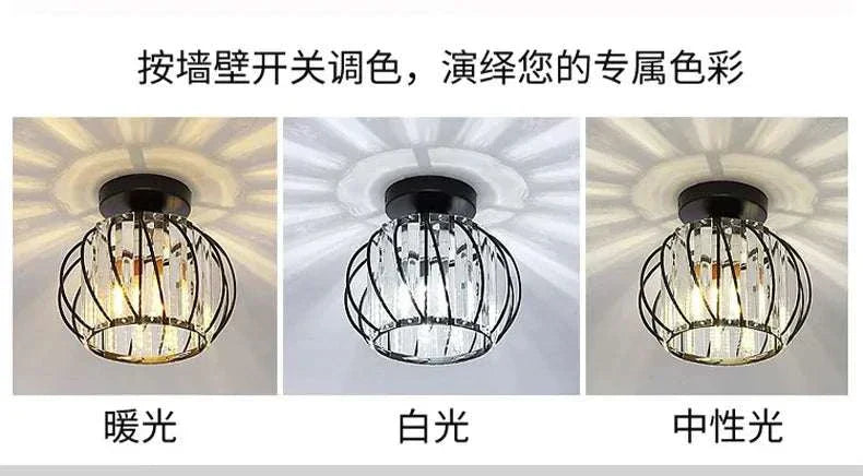 modern black metal light luxury living room ceiling pendant chandelier with LED bulbs showing warm, white, and neutral light options