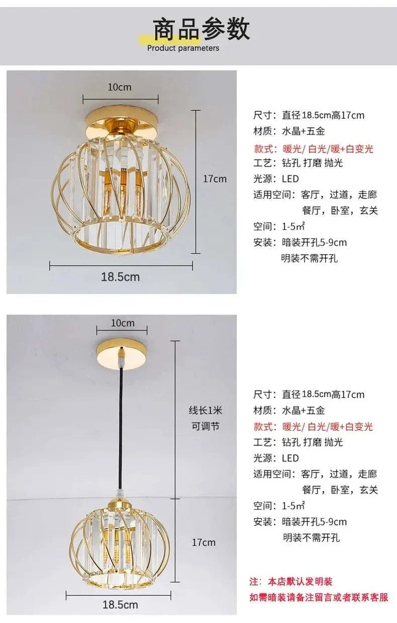 modern light luxury living room chandelier with metal frame and LED bulb ceiling pendant light