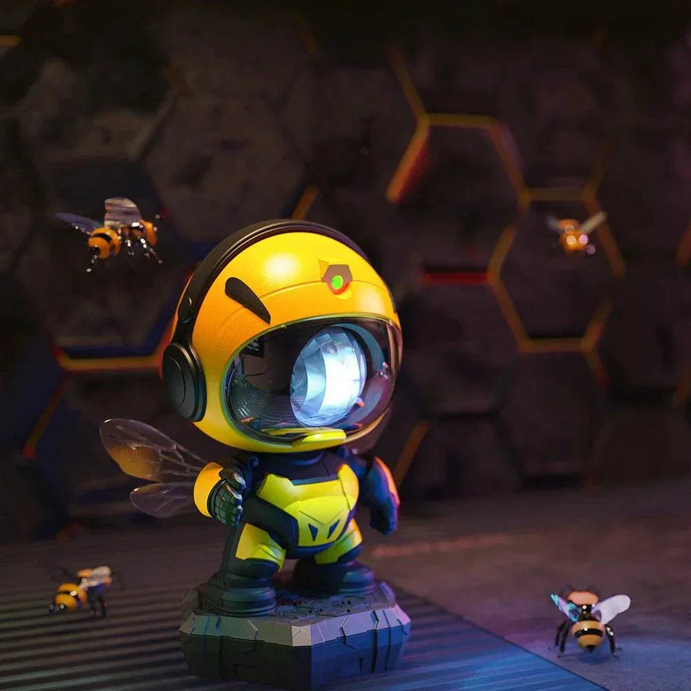 Bee Galaxy Star Projector Galaxy Night Light LED starry nebula lamp for kids room decor