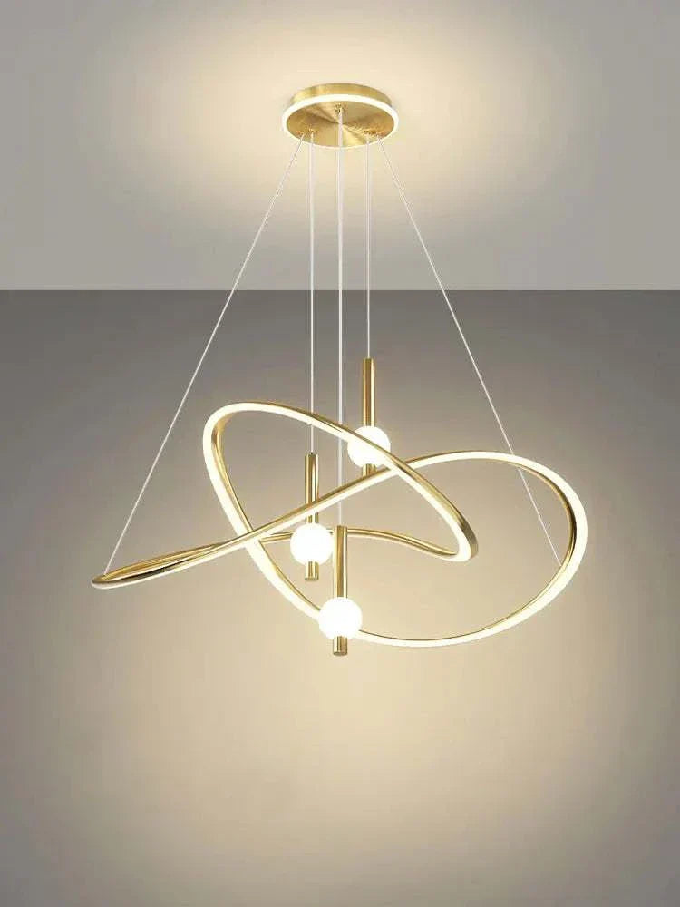 New LED modern ceiling chandelier with bright lustre and vintage charm for living room and kitchen decor