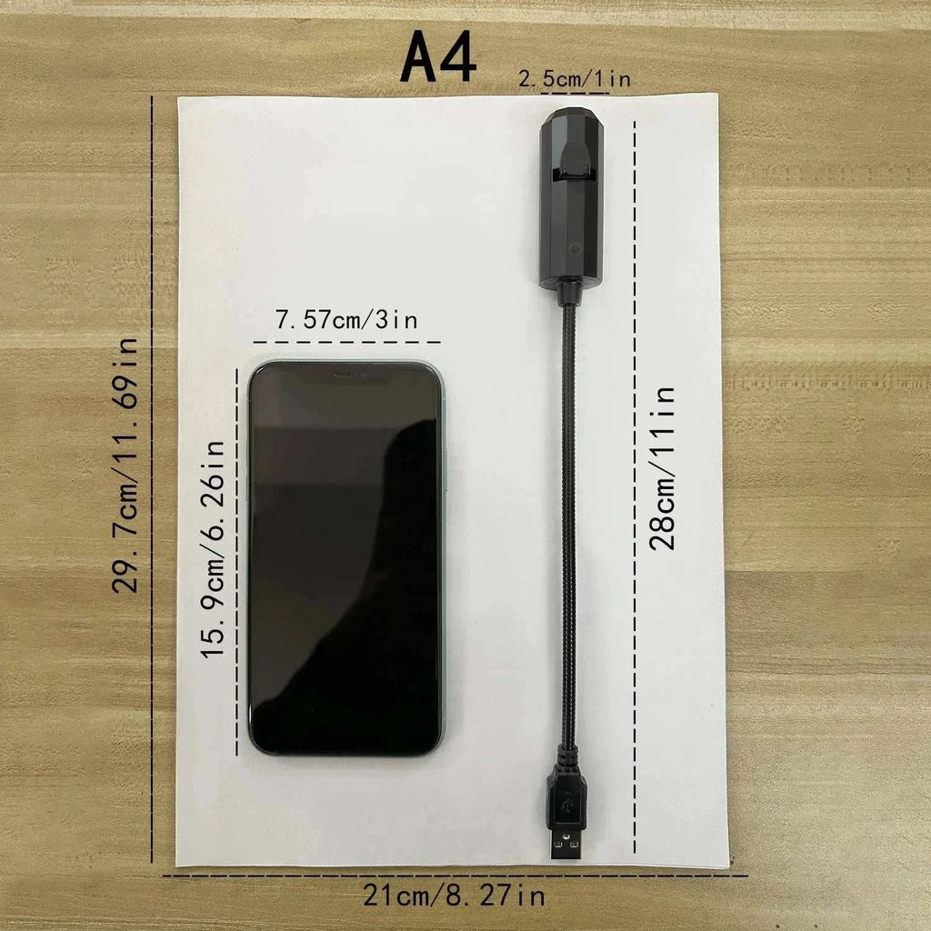 USB moon projection lamp with three color LED night light for room atmosphere