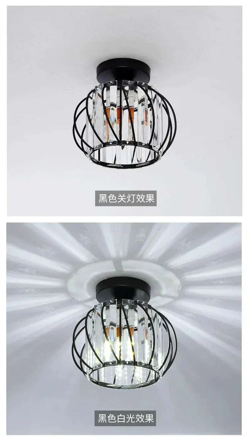 Modern light luxury living room black metal ceiling chandelier with LED bulbs and decorative shadows