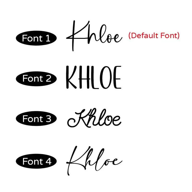 Personalized Christmas ball name font styles for red green blue 8cm holiday tree decoration