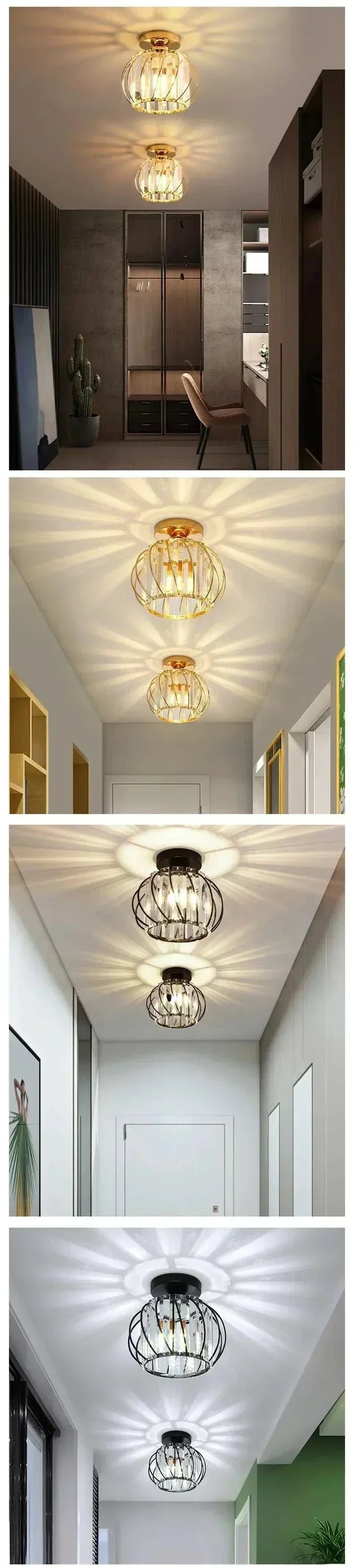 Modern light luxury living room chandelier ceiling pendant light with black metal lampshade and LED bulb for dining room and corridor lighting
