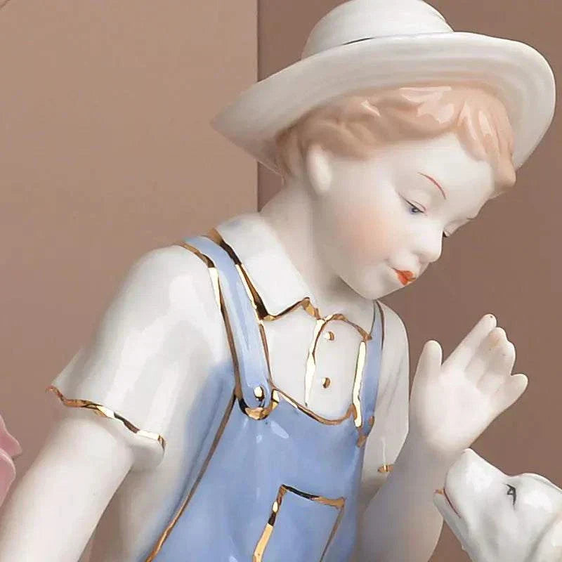 Modern minimalist European home decor character decorations living room wine cabinet decorations ceramic handicraftsjavascript: - Kendoro