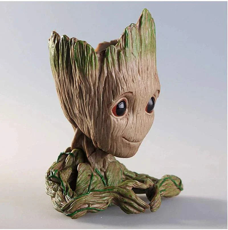 Modern Vases For Flowers Pot Groot Garden Pots Planters Anime Figurines Home Decoration Accessories Office Storage Pen Case - Kendoro