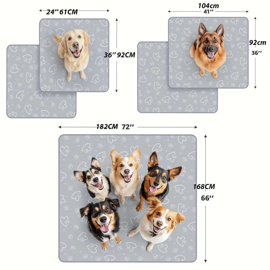 Extra large comfortable pet mat with non-slip, washable and odor-resistant design for dogs, ideal for crates, car seats, sofas, and floors.