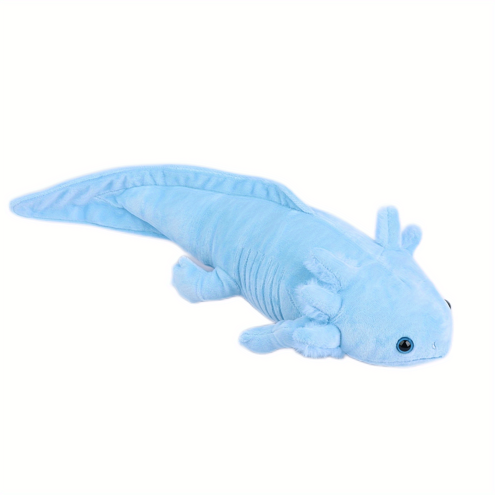 MOLUTIAN Cuddly Axolotl Plush Toy - 16.53" Realistic Cartoon Ambystoma, Soft Polyester, Perfect for Home Decor & Birthday Gifts - Available in Gray, White, Blue, Yellow, Black - Kendoro