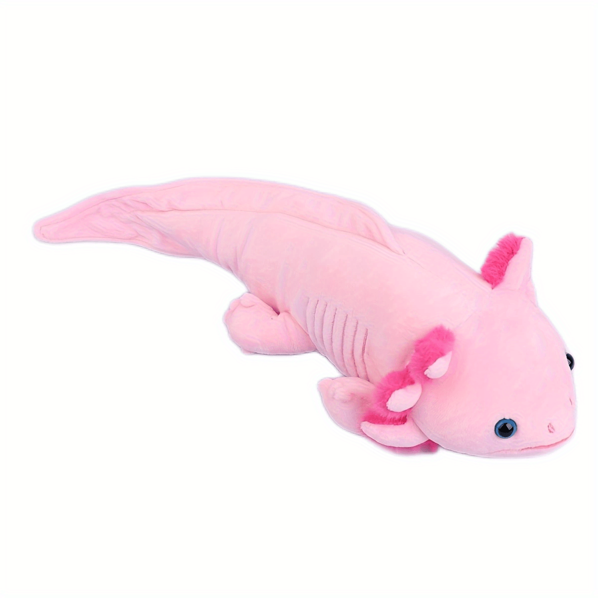 MOLUTIAN Cuddly Axolotl Plush Toy - 16.53" Realistic Cartoon Ambystoma, Soft Polyester, Perfect for Home Decor & Birthday Gifts - Available in Gray, White, Blue, Yellow, Black - Kendoro