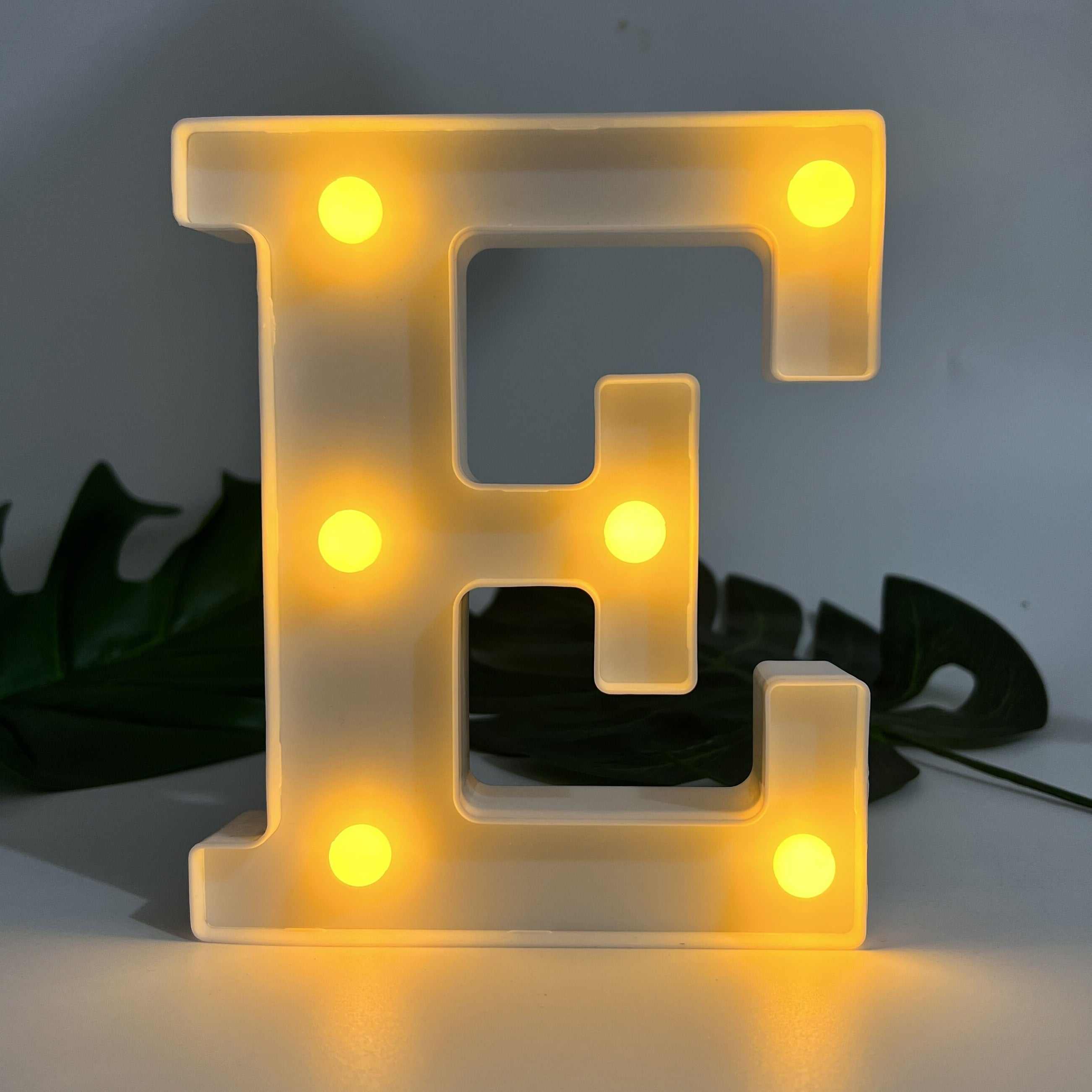 1pc Alphabet Letter LED Lights Luminous Number Lamp Decor, Battery Night Ligh, t For Home Wedding Birthday Christmas Party Decoration Letters Numbers Light, Home Decor - Kendoro