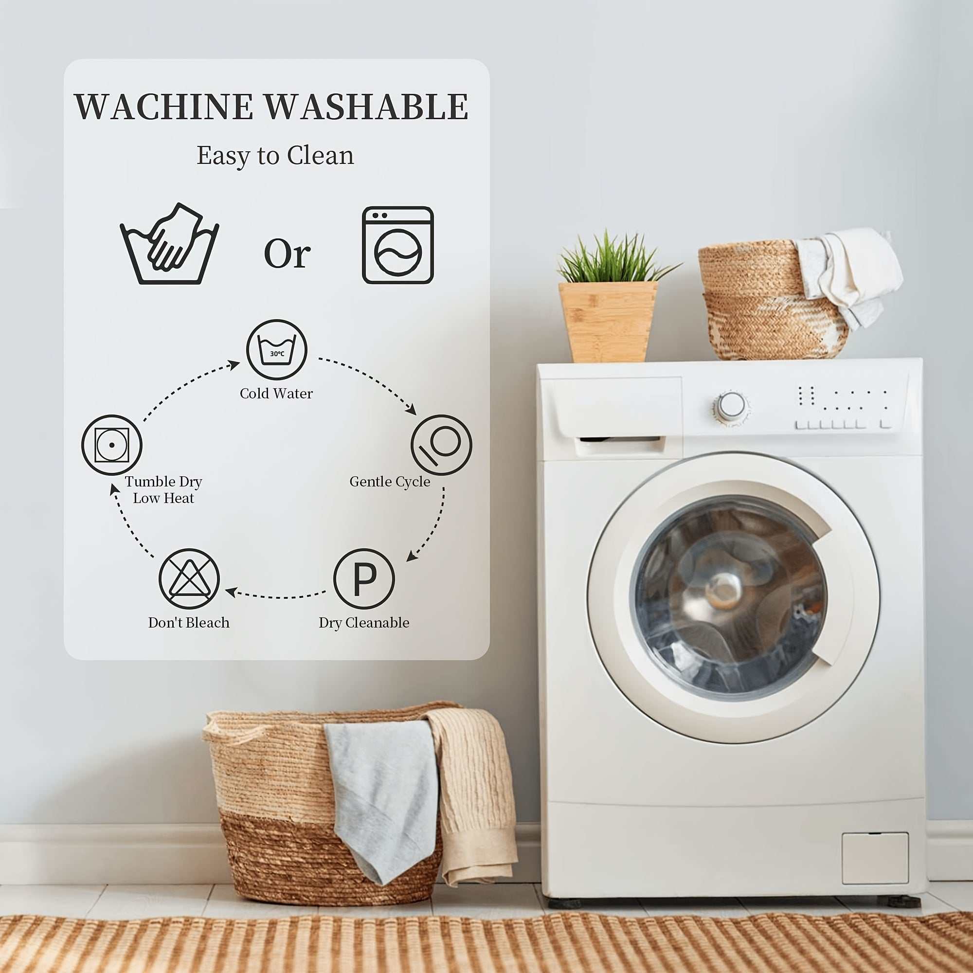 1pc, Polyester Tablecloth, Merry Christmas Table Cover