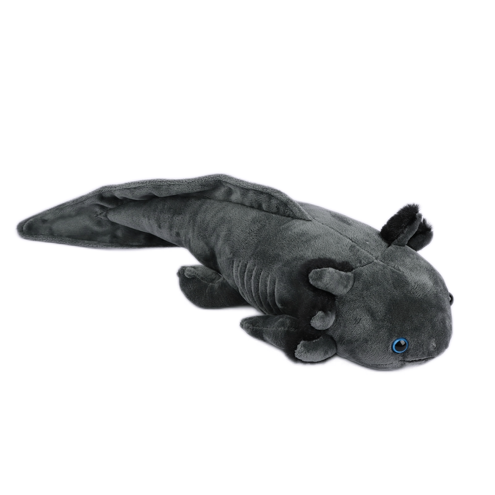 MOLUTIAN Cuddly Axolotl Plush Toy - 16.53" Realistic Cartoon Ambystoma, Soft Polyester, Perfect for Home Decor & Birthday Gifts - Available in Gray, White, Blue, Yellow, Black - Kendoro